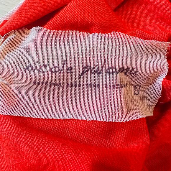 Nicole Paloma Original Hand‑Sewn Raw Edge Mesh Halter Slip Dress – Size S - Picture 3 of 6